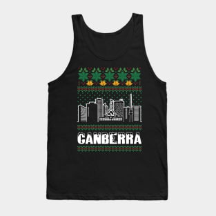 Canberra Australia Ugly Christmas Tank Top